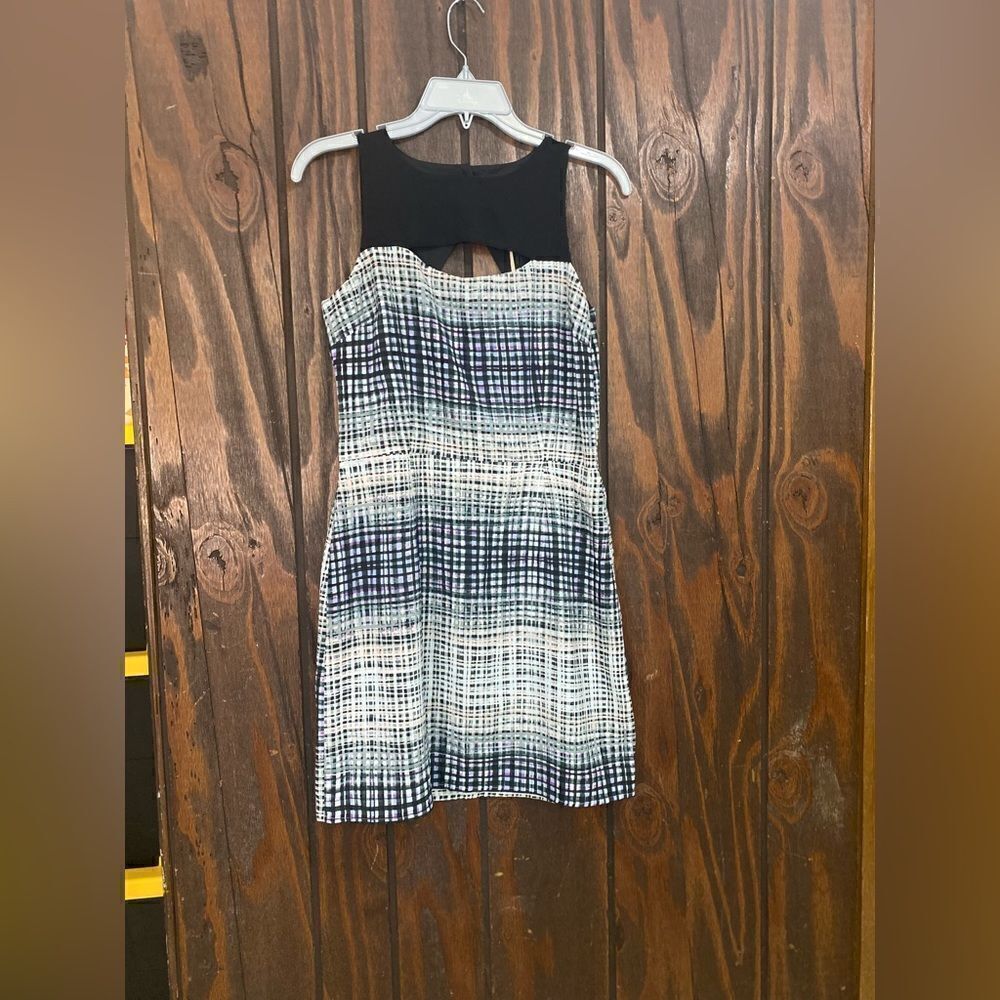 Jack by BB Dakota Plaid Cutout Back Sleeveless Dress NWT Size 4 - Picture 13 of 13